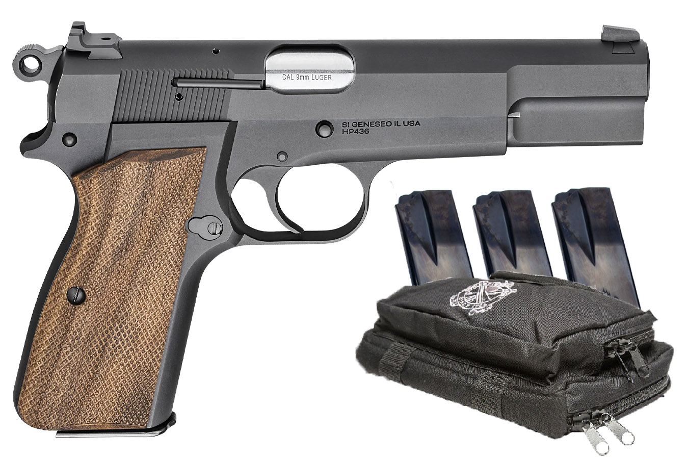 No. 24 Best Selling: SPRINGFIELD SA-35 9MM 4.7 IN BBL 15 RD MAG 4 MAGS / RANGE BAG