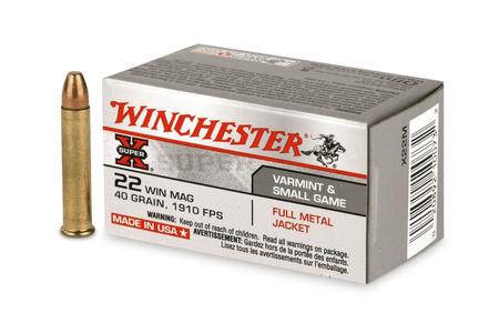Winchester 22 WMR 40 gr FMJ Super-X 50/Box