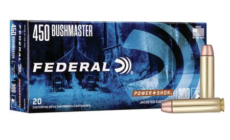 Federal 450 Bushmaster 300 gr Jacketed Hollow Point Power-Shok 20/Box