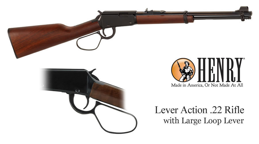 HENRY REPEATING ARMS H001L 22 LEVER ACTION CARBINE LARGE LOOP Vance