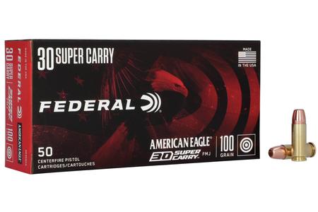 FEDERAL AMMUNITION 30 SUPER CARRY 100GR FMJ