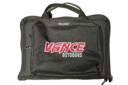 BULLDOG MINI RANGE BAG BLACK WITH VANCE LOGO