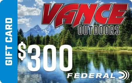 VANCE OUTDOORS $300 GIFT CARD (WITH ELIGIBLE PURCHASE)