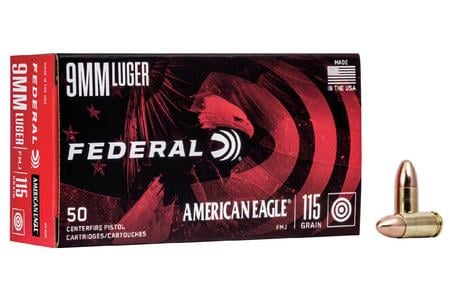 FEDERAL AMMUNITION 9MM 115 GR FMJ