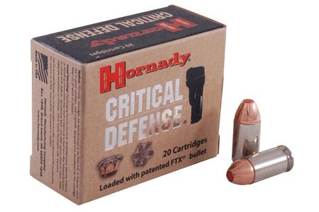 HORNADY CRITICAL DEFENSE 45 ACP +P 185 GR 20 RD