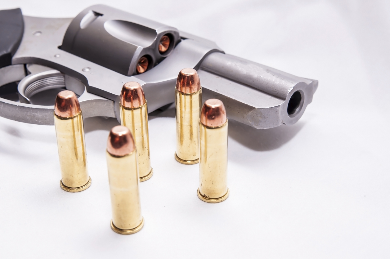 Revolver with .357 Magnum and .38 Special cartridges