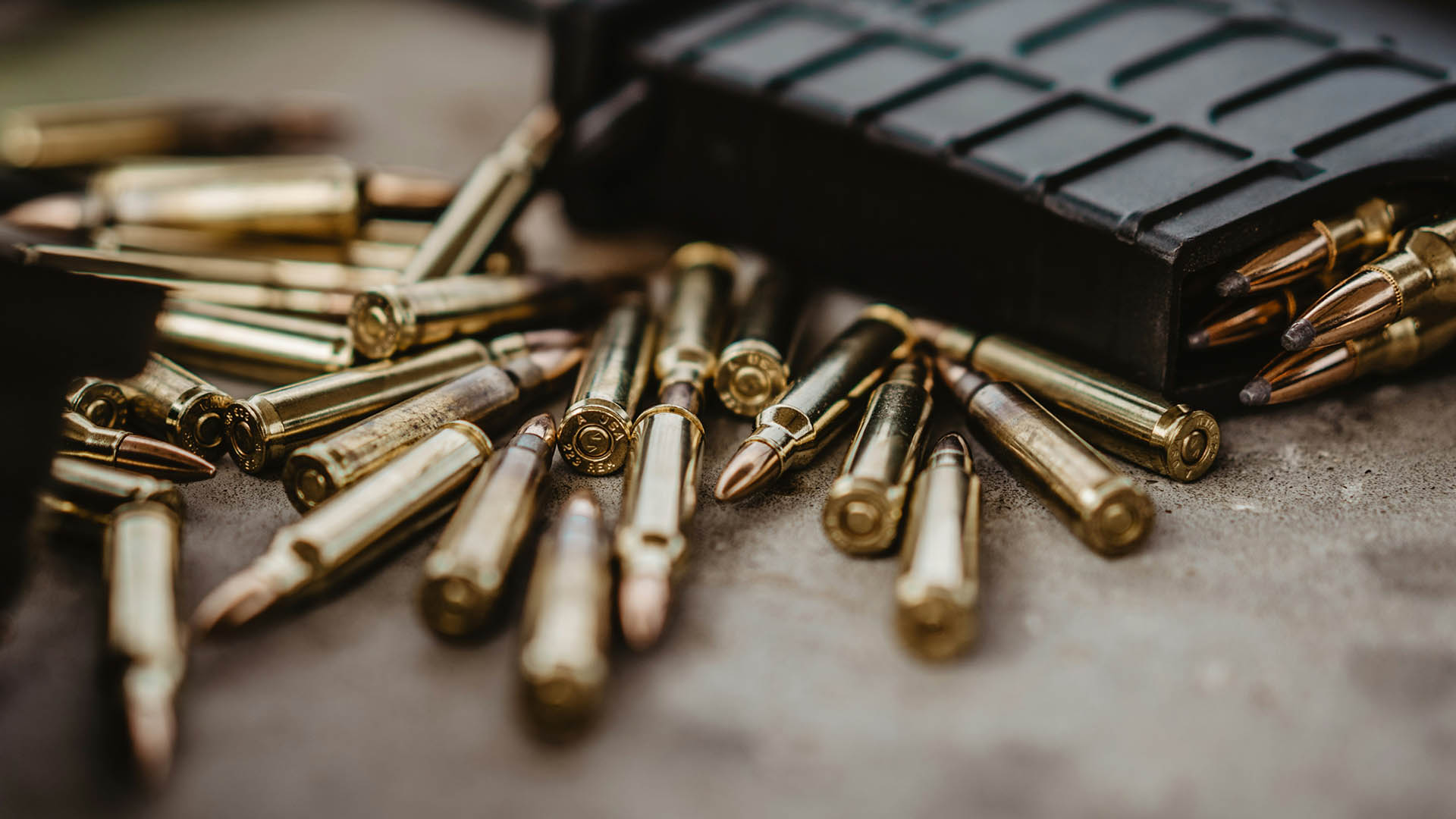 rifle cartridges and magazine