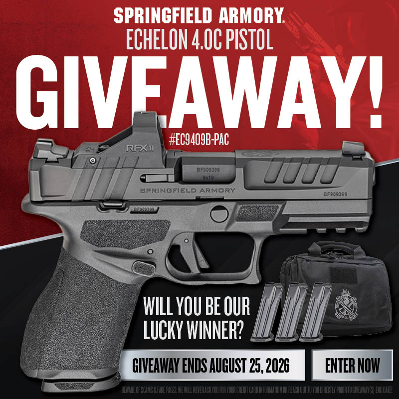 Springfield Echelon 4.0C 9mm Gear Pac Giveaway