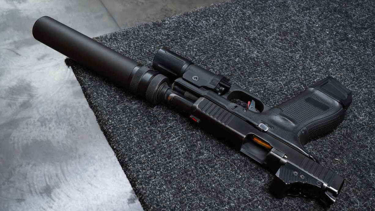 Glock with suppressor
