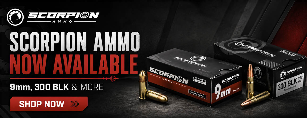 Scorpion Ammo Now in Stock