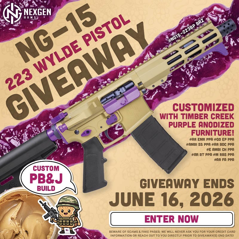 NexGen NG-15 PB&J Giveaway