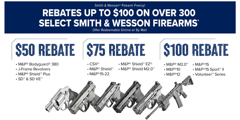 Smith Wesson Firearm Frenzy Rebate