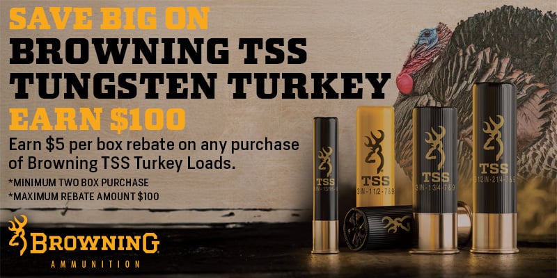 TSS Tungsten Turkey Load Rebate