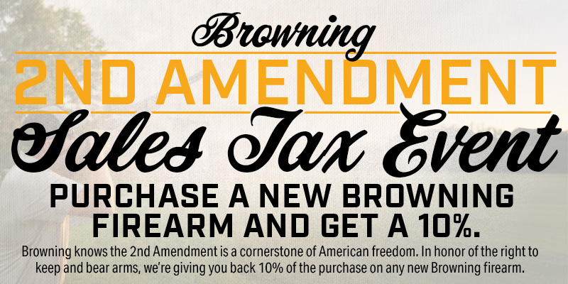 2nd Amendment Sales Tax Event