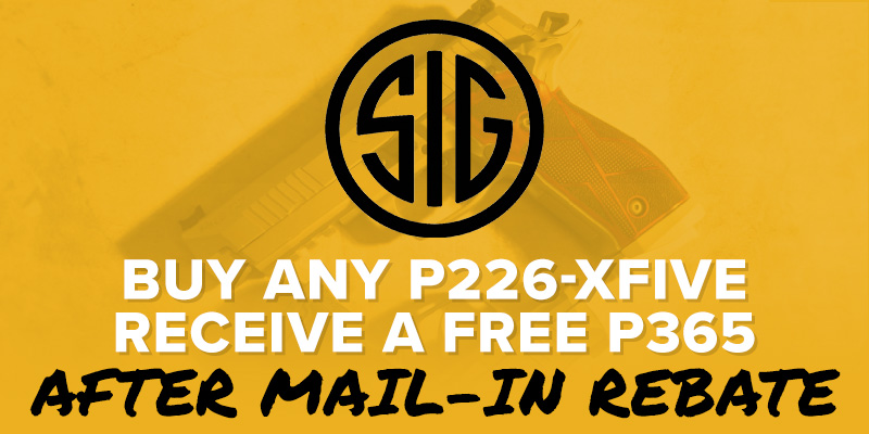 Rebate: P226 XFIVE Promo