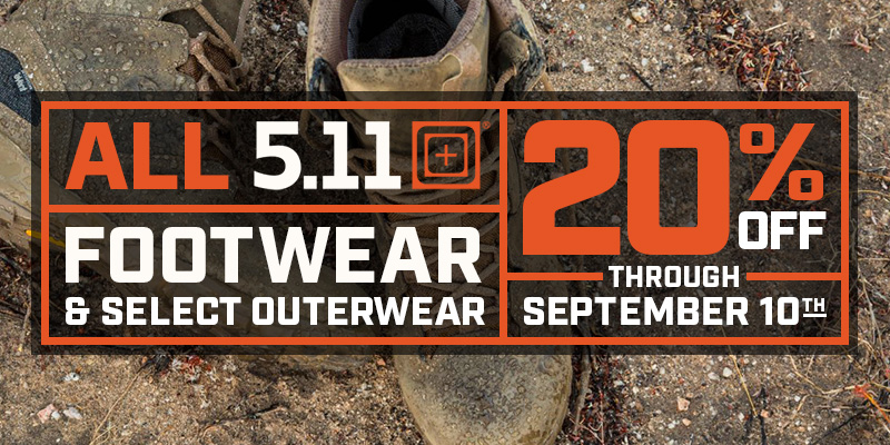 Special: 5.11 Tactical Footwear and Outwear Sale 