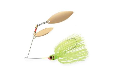 BOOYAH BLADE DOUBLE WILLOW 3/8OZ CHARTREUSE 