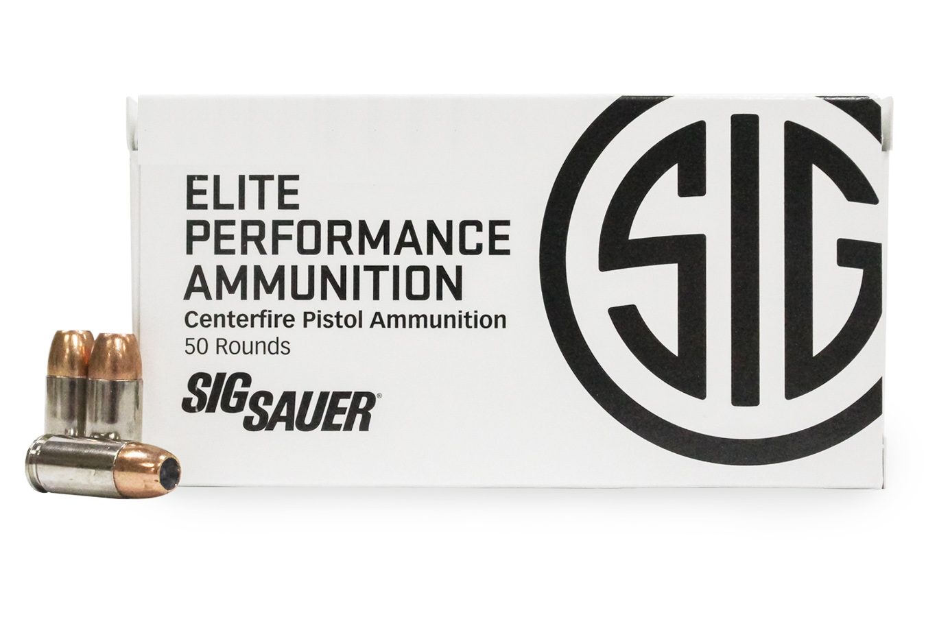 Sig Sauer 9mm 124 gr JHP Elite Ammo 50/Box