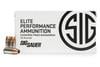 SIG SAUER 9MM 124 GR JHP ELITE AMMO 50/BOX