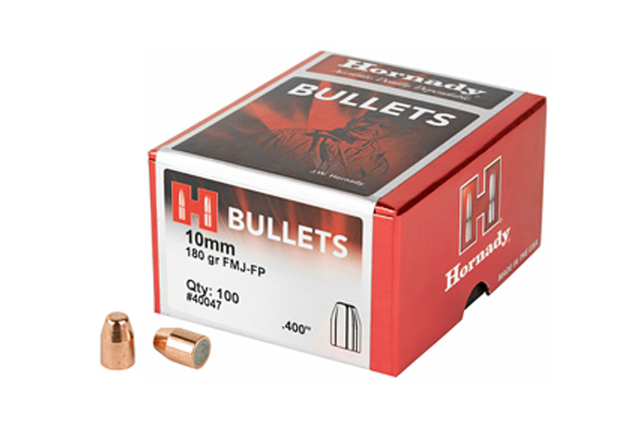 Hornady 10mm .400 180 Gr FMJ-FP 100/Box