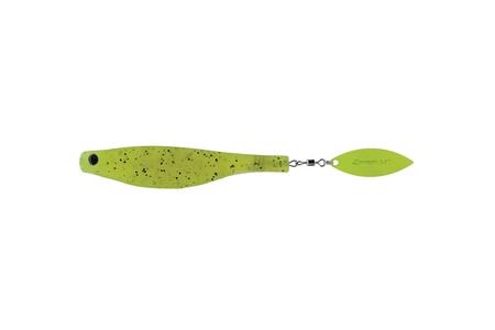 DARTSPIN 3.5IN DOUBLE PEPPER - CHARTREUSE