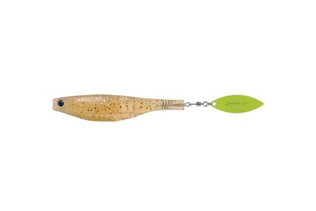 DARTSPIN 3.5IN SHRIMP - CHARTREUSE