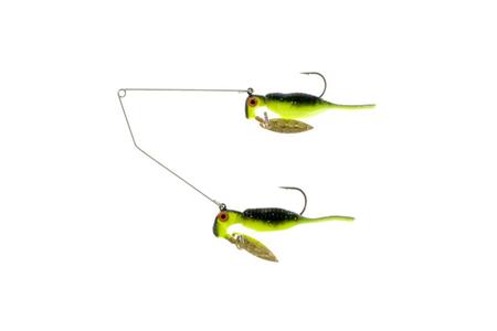 REALITY SHAD BUFFET RIG BLACK/CHSRTREUSE