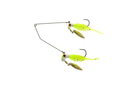 REALITY SHAD BUFFET RIG WHITE/CHARTREUSE