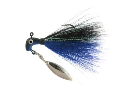 BUCKTAIL PRO BLK-BLU/BLK/BLU SHAD 1/8OZ.