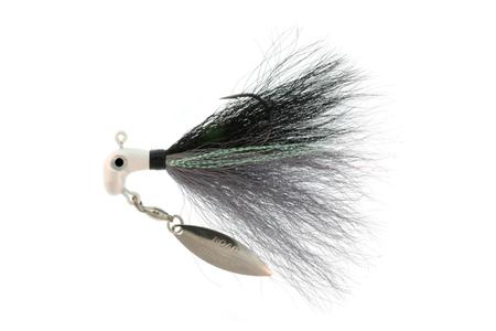 BUCKTAIL PRO PRL/GRY THROAT/BLK/GRY 1/8