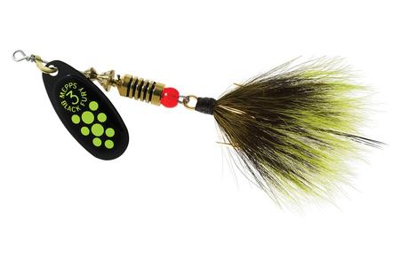 mepps Black Fury Series BF0 CH Fishing Lure, Spinner, Arctic