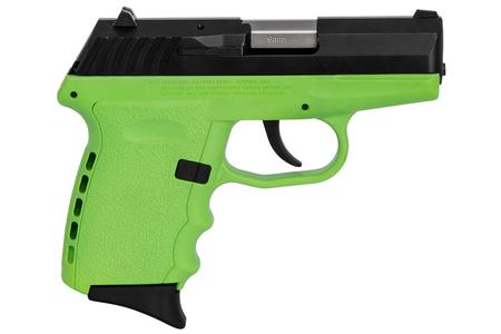 CPX-2 9MM PISTOL WITH LIME GREEN POLYMER FRAME