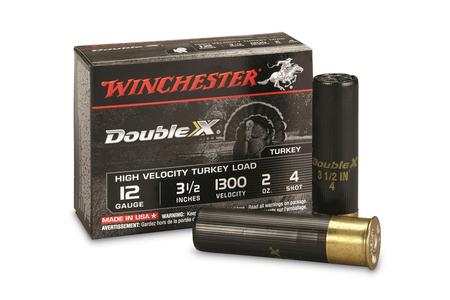 Winchester 12 Gauge Ammunition WEX12H4 2-3/4 #4 Steel Shot 1-1/8oz 1400fps  25 Rounds