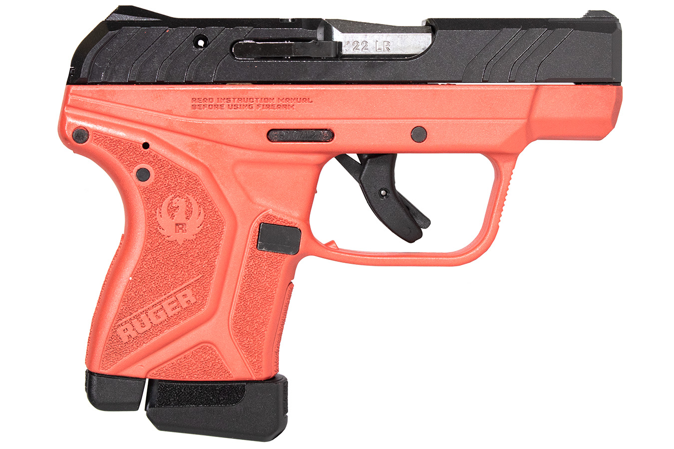 Ruger Lcp Ii 22lr Pistol With 275 Inch Barrel And Red Cerakote Frame Vance Outdoors 7824