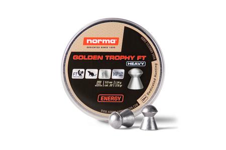 NORMA USA GOLDEN TROPHY FT HEAVY .22CAL 17.6GR