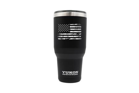 YUKON OUTFITTERS YUKON 40OZ TUMBLER DISTRESSED USA FLAG