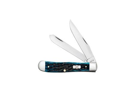 POCKET WORN MEDITERRANEAN BLUE BONE TRAPPER 