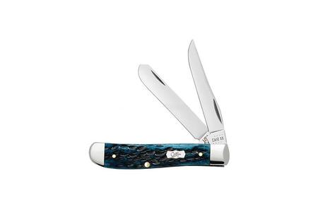 POCKET WORN MEDITERRANEAN BLUE BONE MINI TRAPPER 