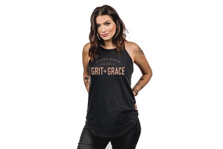WOMENS GRIT AND GRACE HALTER TANK