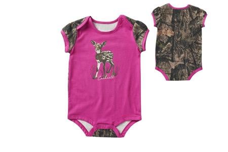 INFANT SS CAMO LOGO BODYSUIT