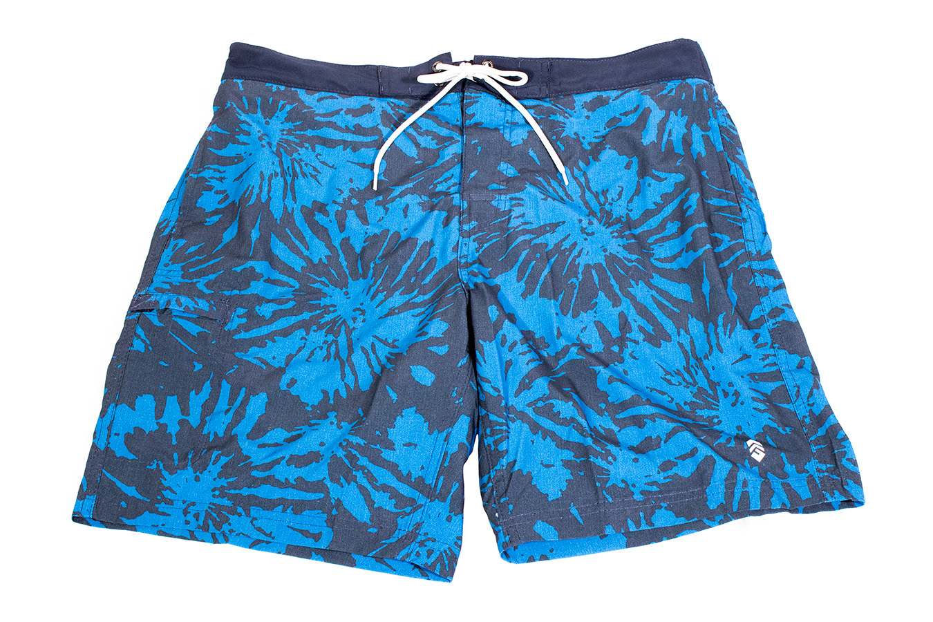 Shop Free Country Men's Woodblock Tie Dye Cargo Swim Shorts for Sale ...