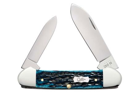 POCKET WORN MEDITERRANEAN BLUE BONE CANOE