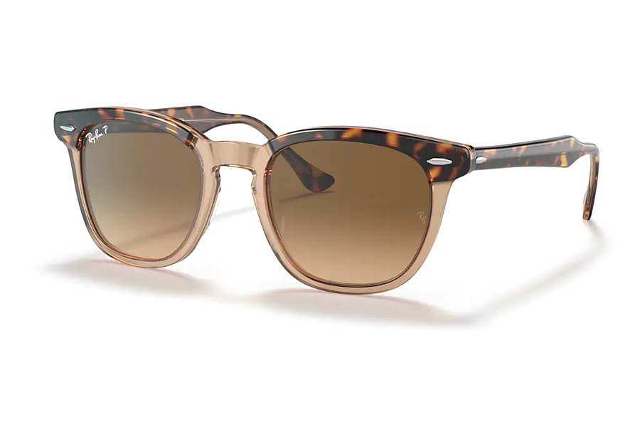 Ray-Ban Hawkeye Sunglasses with Havana Frame and Brown Degreesent ...