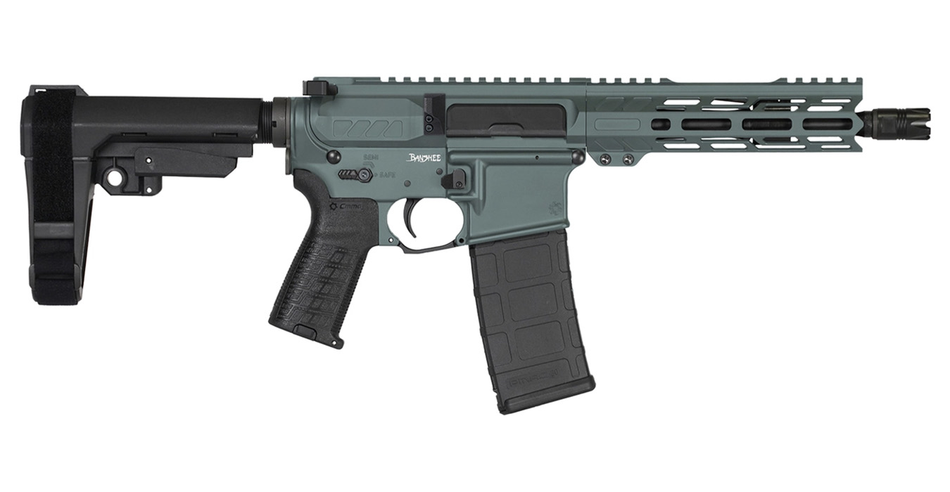 CMMG Banshee MK4 300 Blackout Pistol With Charcoal Green Cerakote ...