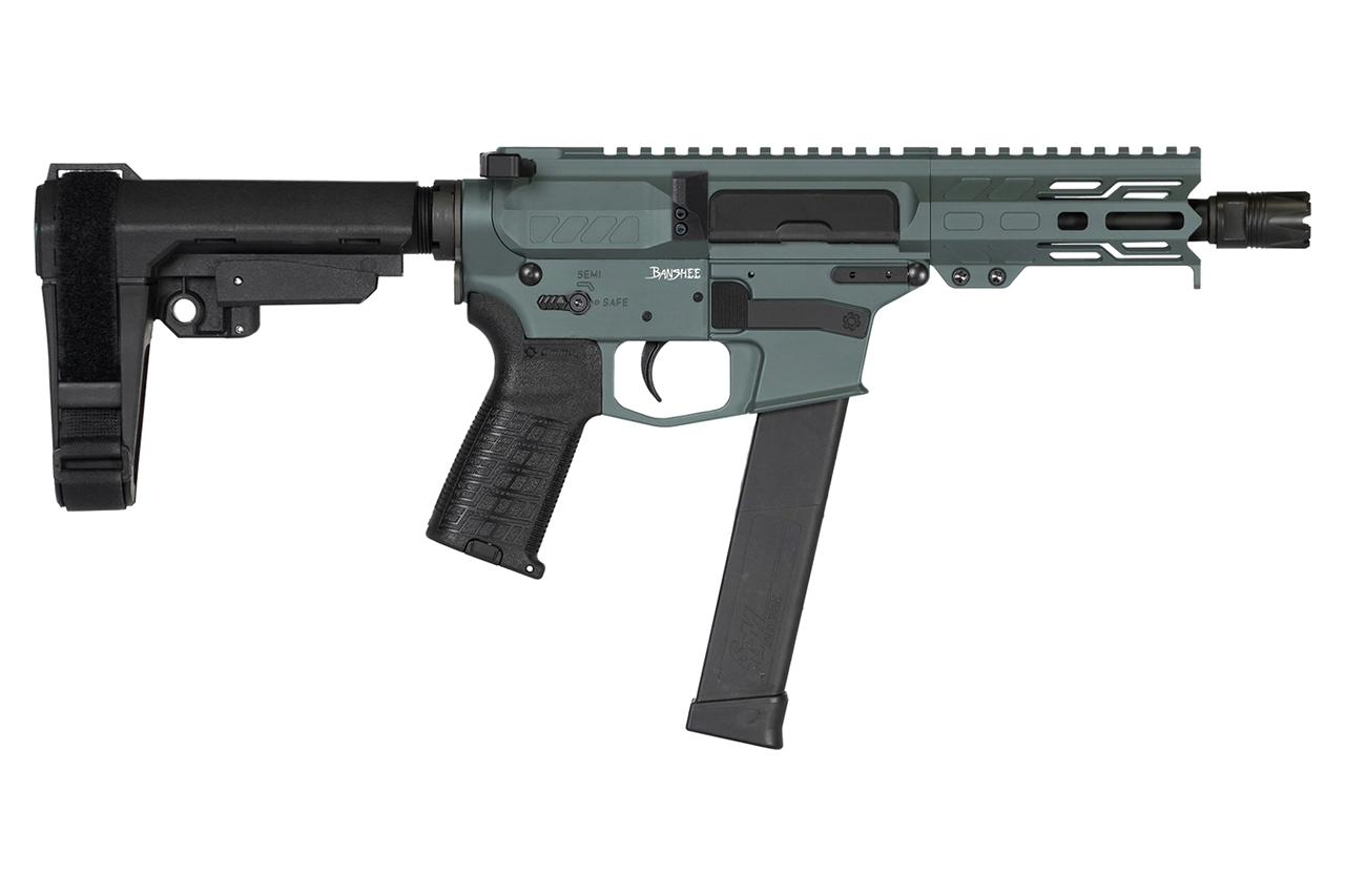 CMMG Banshee MKG 45 ACP AR-15 PIstol with 5 Inch Barrel and Charcoal ...