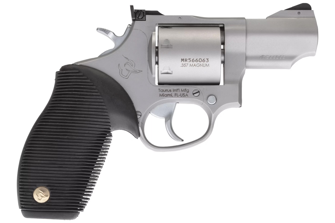 Taurus Model 692 357/38/9mm 7-Shot Matte Stainless Revolver with 2.5 Inch Barrel