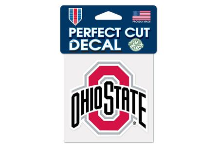 OHIO STATE LOGO DECAL 4IN X 4IN