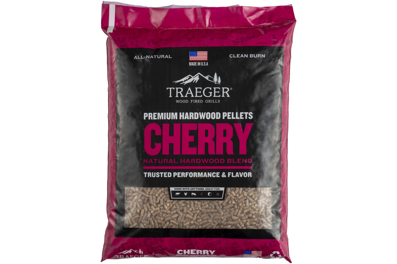 Traeger Grills Cherry Hardwood Pellets 20lb Bag