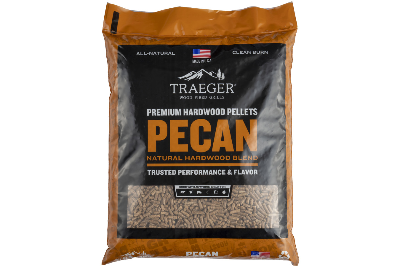 Traeger Grills Pecan Hardwood Pellets 20lb Bag