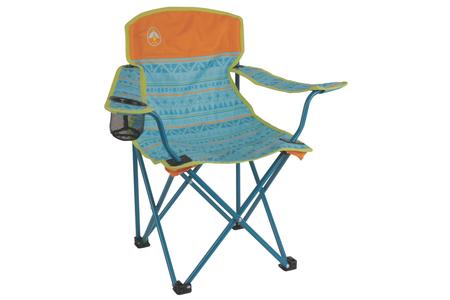 KIDS QUAD CHAIR (TEAL/ORANGE)